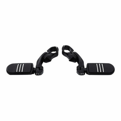 Black Engine Guard Highway Bar Footpegs for Harley Electra Glide (1997-2008)