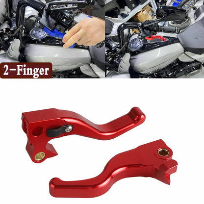 Hand Brake Clutch Lever Set for Harley Sportster Low SuperLow XL883L XL883N (2007-2023)