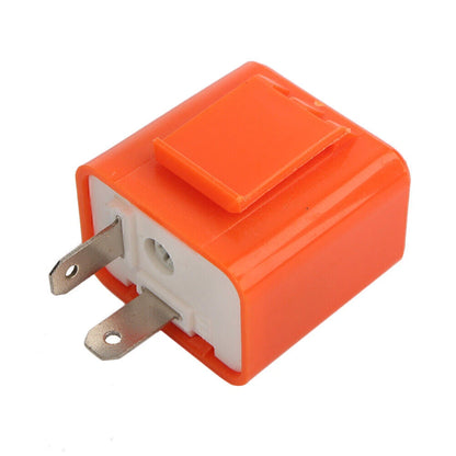 2 x 2-Pin Adjustable LED Flasher Relay for Turn Signal Blinker Light