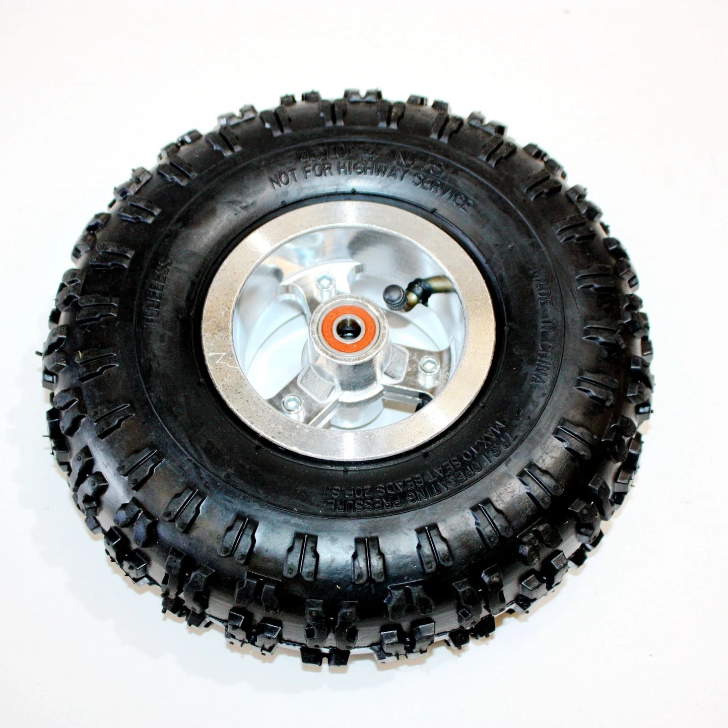 4.10-4 4" Wheel Rim Tire for 47cc 49cc Mini Quad Dirt Bike ATV Buggy