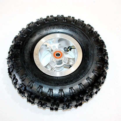4.10-4 4" Wheel Rim Tire for 47cc 49cc Mini Quad Dirt Bike ATV Buggy