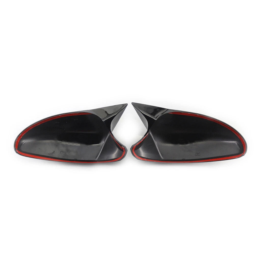 Black Rearview Mirror Cover Caps for BMW E81 E82 E87 E88 E90 E91 E92 (2006-2013)