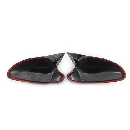 Black Rearview Mirror Cover Caps for BMW E81 E82 E87 E88 E90 E91 E92 (2006-2013)