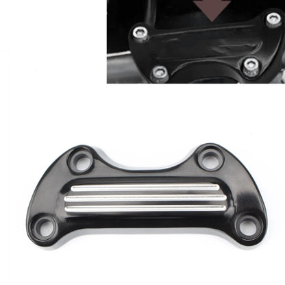 Handlebar Riser Top Clamp for Harley Night Train (1999-2009) Black/White