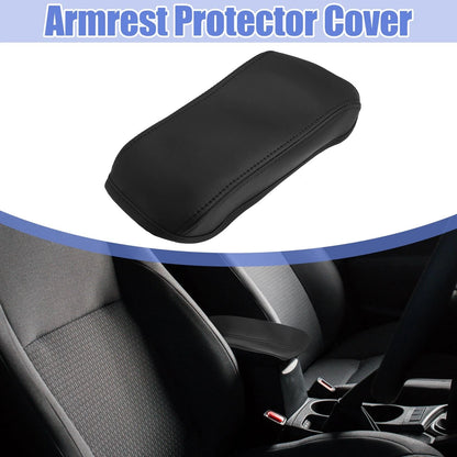Faux Leather Armrest Seat Box Cover Protector for Toyota Corolla (2014–2019)