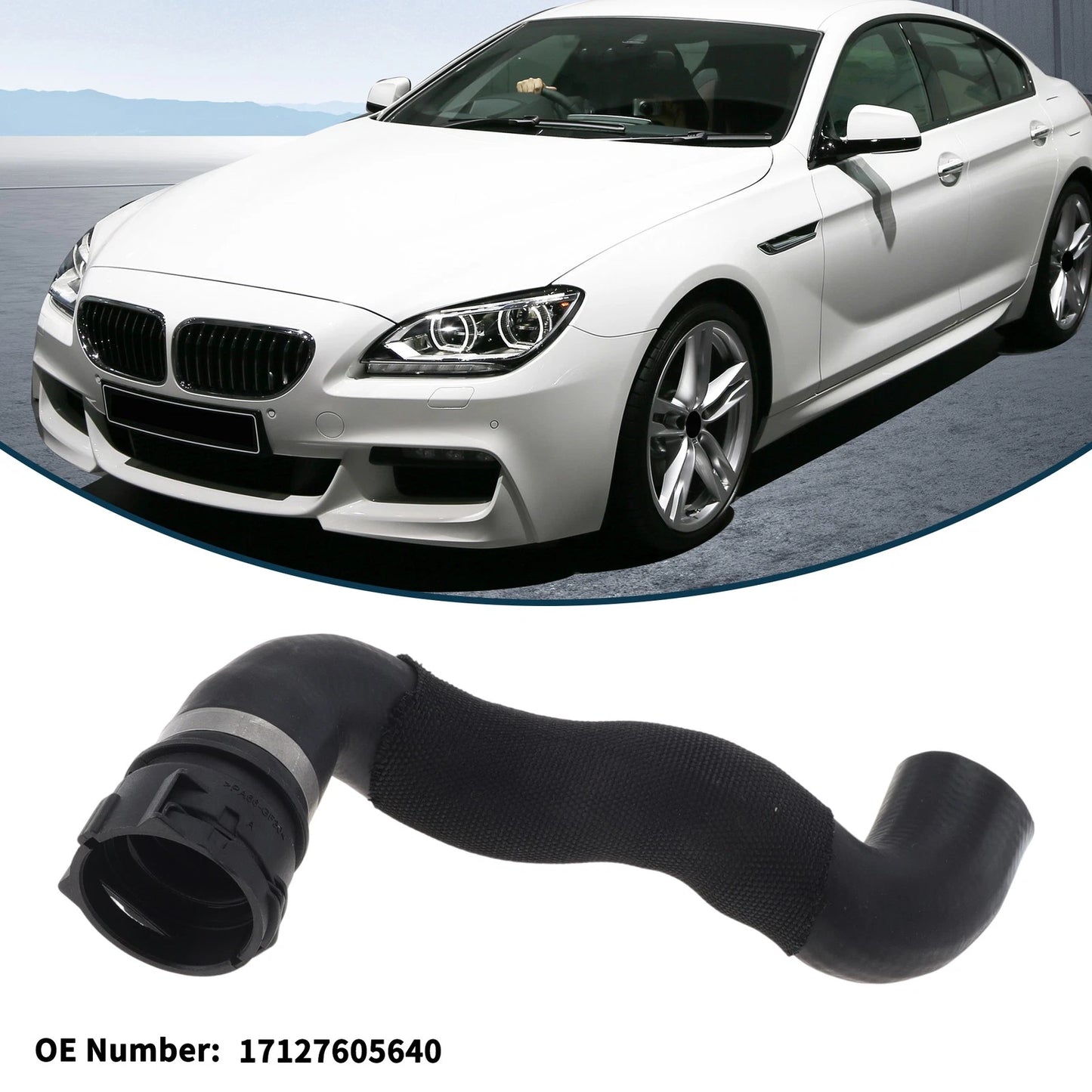 Radiator Hose for BMW 640i Base 3.0L (2012-2018)