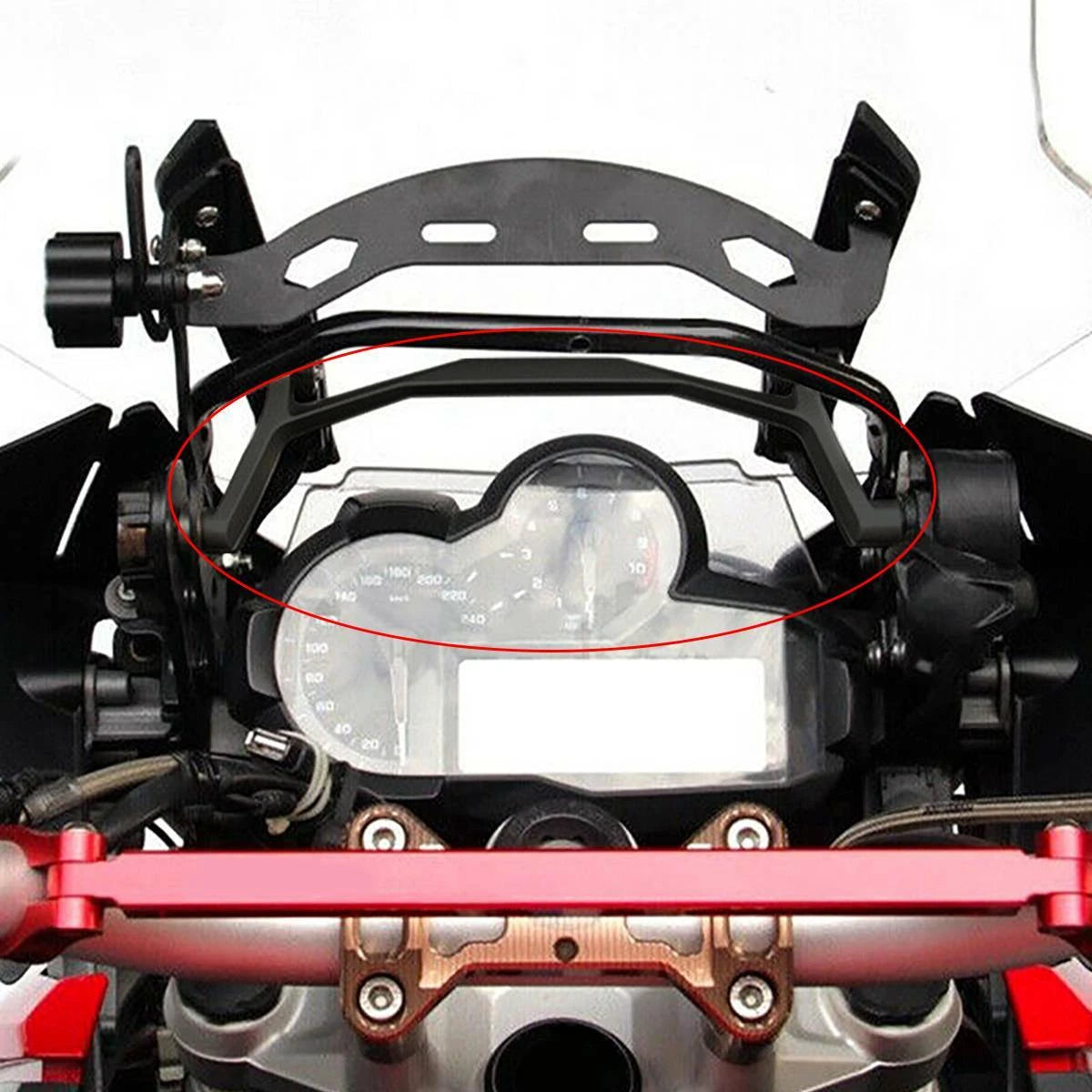 Front Windshield Bracket Mount for BMW R1200GS Adventure (2014-2019)