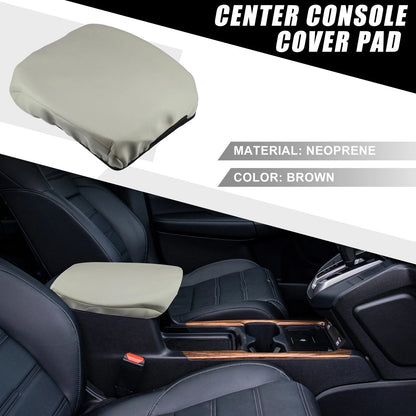 Car Center Console Armrest Cover for Toyota Land Cruiser (2008-2021) Brown