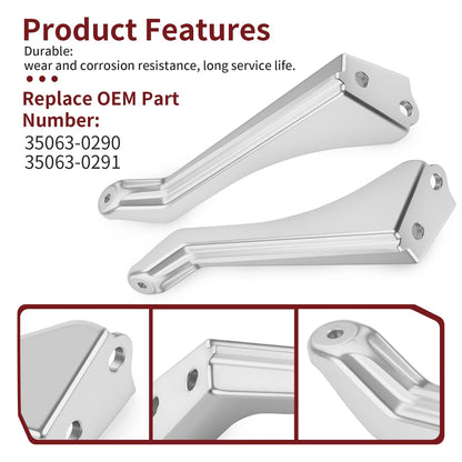 L+R Rear Fender Brackets for Kawasaki KFX 450R 2008-2014