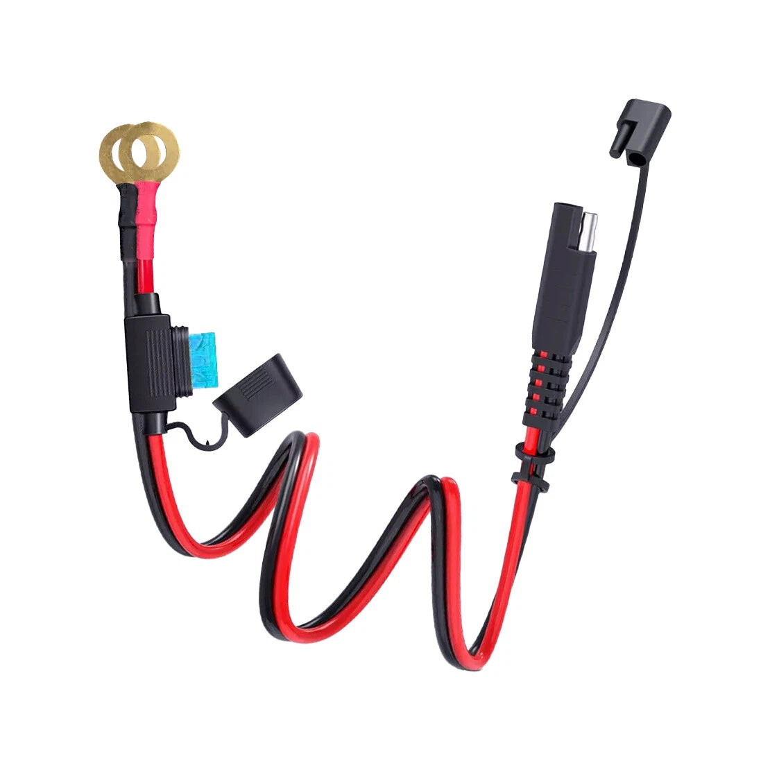 16AWG SAE to O Ring Cord Adapter Battery Charging Cable for 12-24V Vehicles