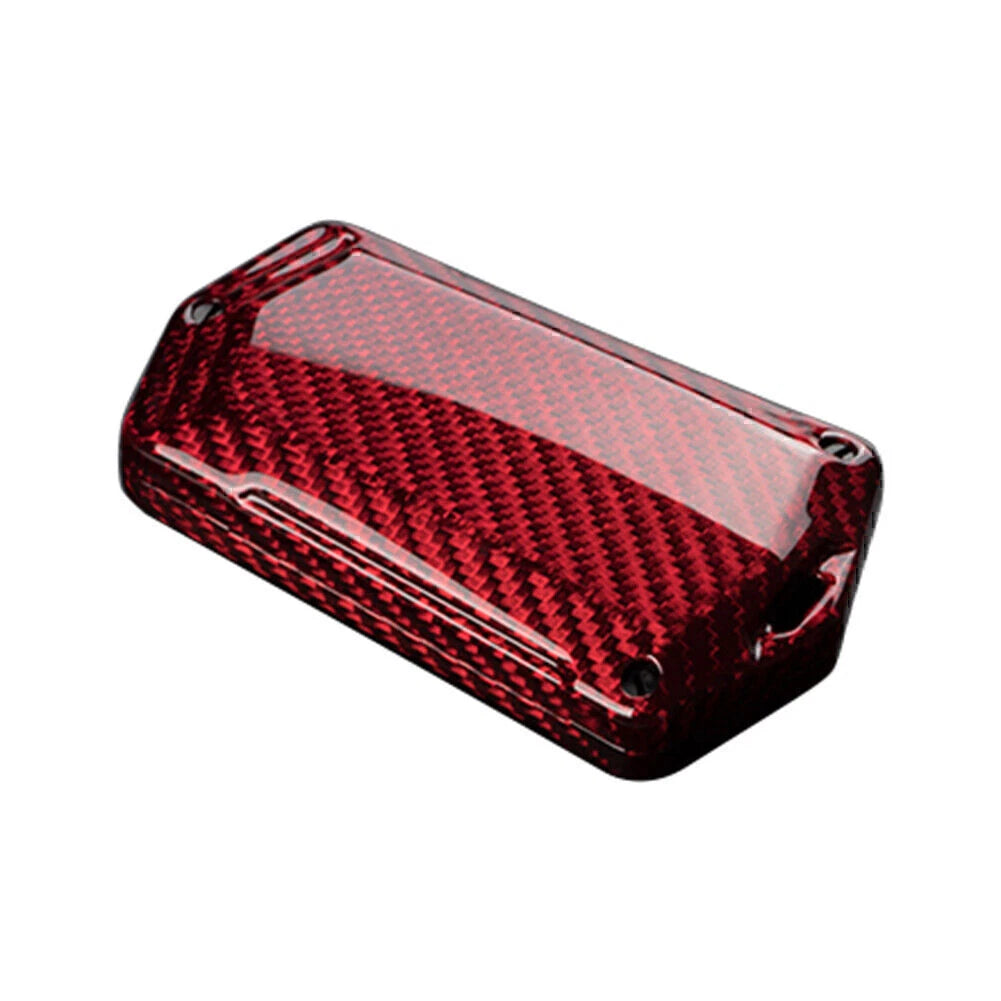 Red Carbon Fiber Key Fob Case Cover for Toyota Alphard RAV4 Hilux