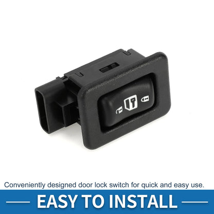 Door Lock Switch for Chevrolet Silverado 1500 2500 3500 Plastic Metal Black