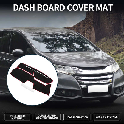 Dashboard Cover Mat for Honda Freed GB5/6/7/8 (2016-2024) Black Red