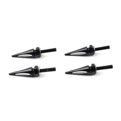 Windshield Spike Bolts for Harley Road Glide 2015-2023 Aluminum Black/White 4x