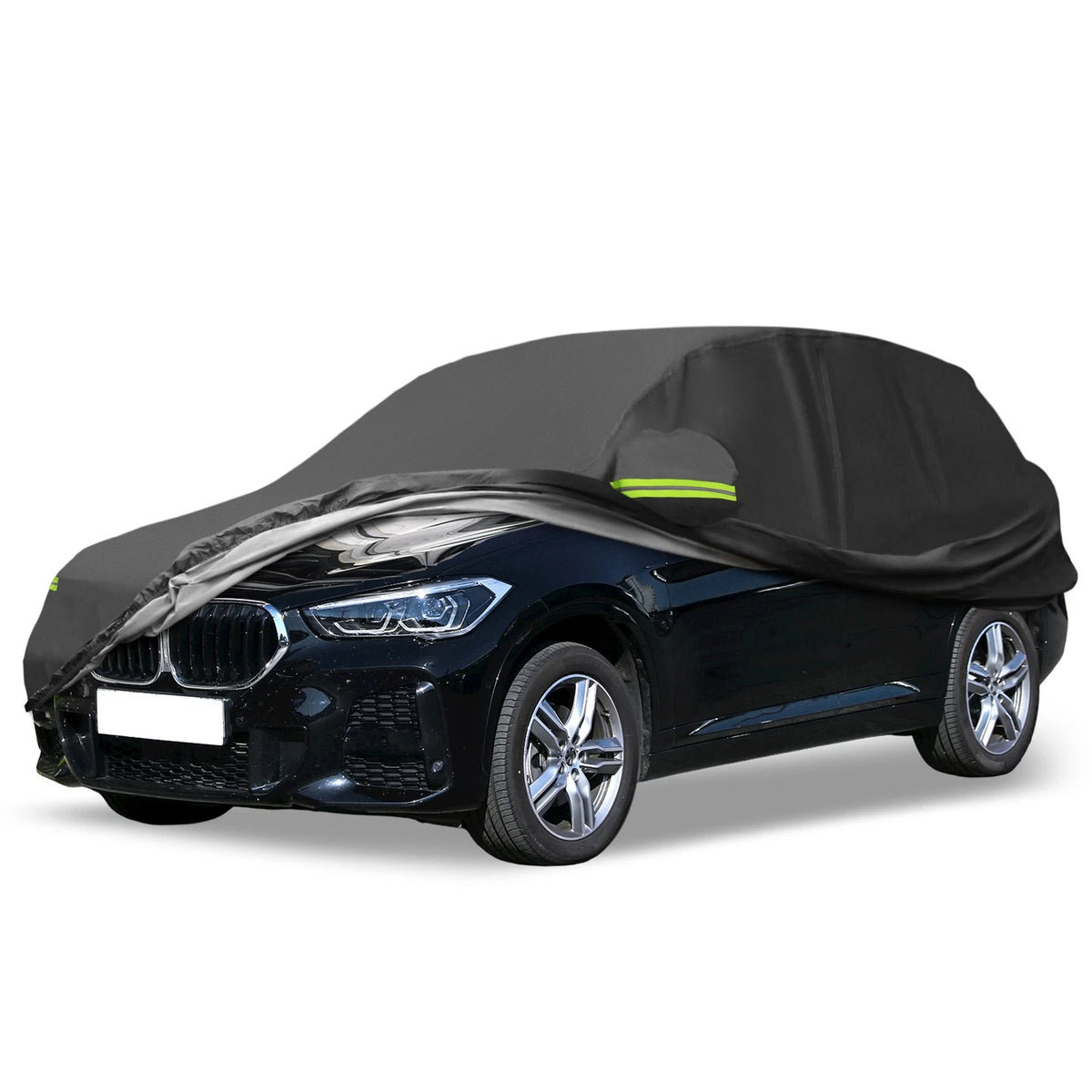 Waterproof Car Cover with Zipper for BMW X1 (2009-2023) Black