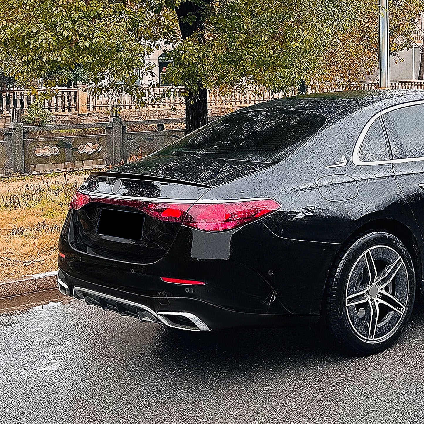 Rear Boot Spoiler Lip for Benz W214 E Class E260 E300 (2024)