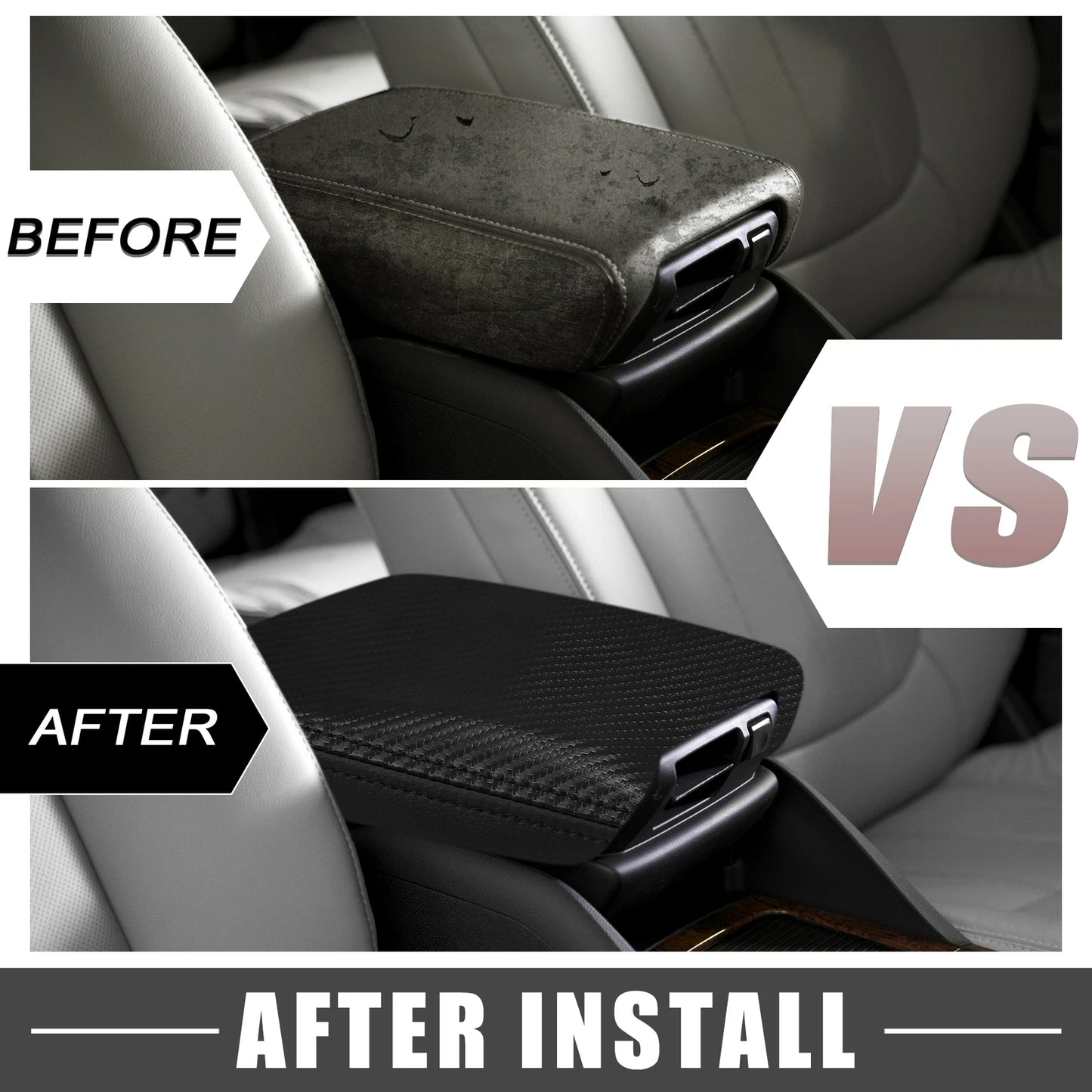Center Console Pad Armrest Cover for Hyundai Tucson (2022-2023)