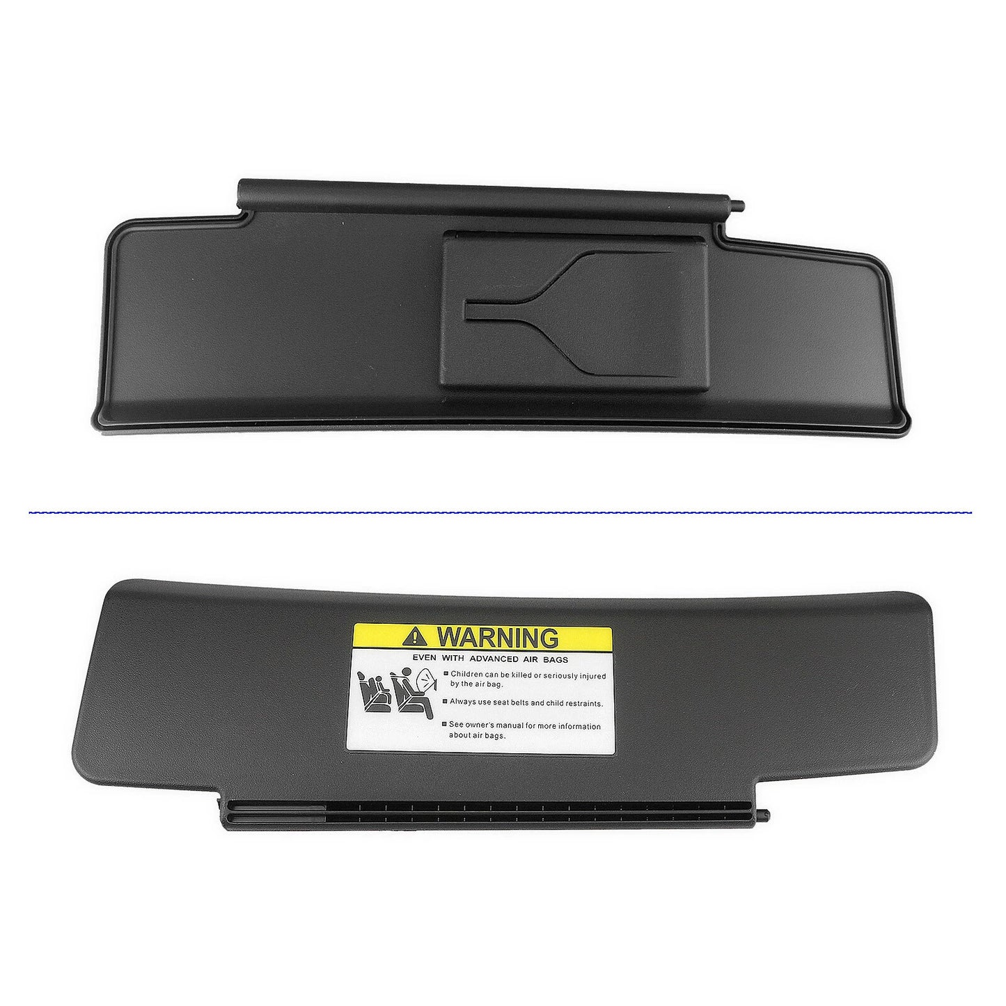 Sun Visor for 2006-2015 Mazda MX-5 Miata Black (2006-2015)
