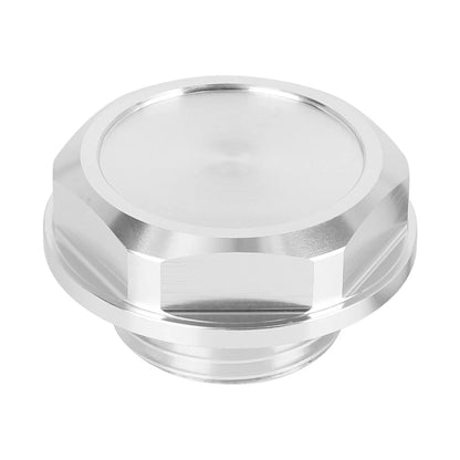 Silver Tone Aluminum Alloy Oil Filler Cover for Toyota