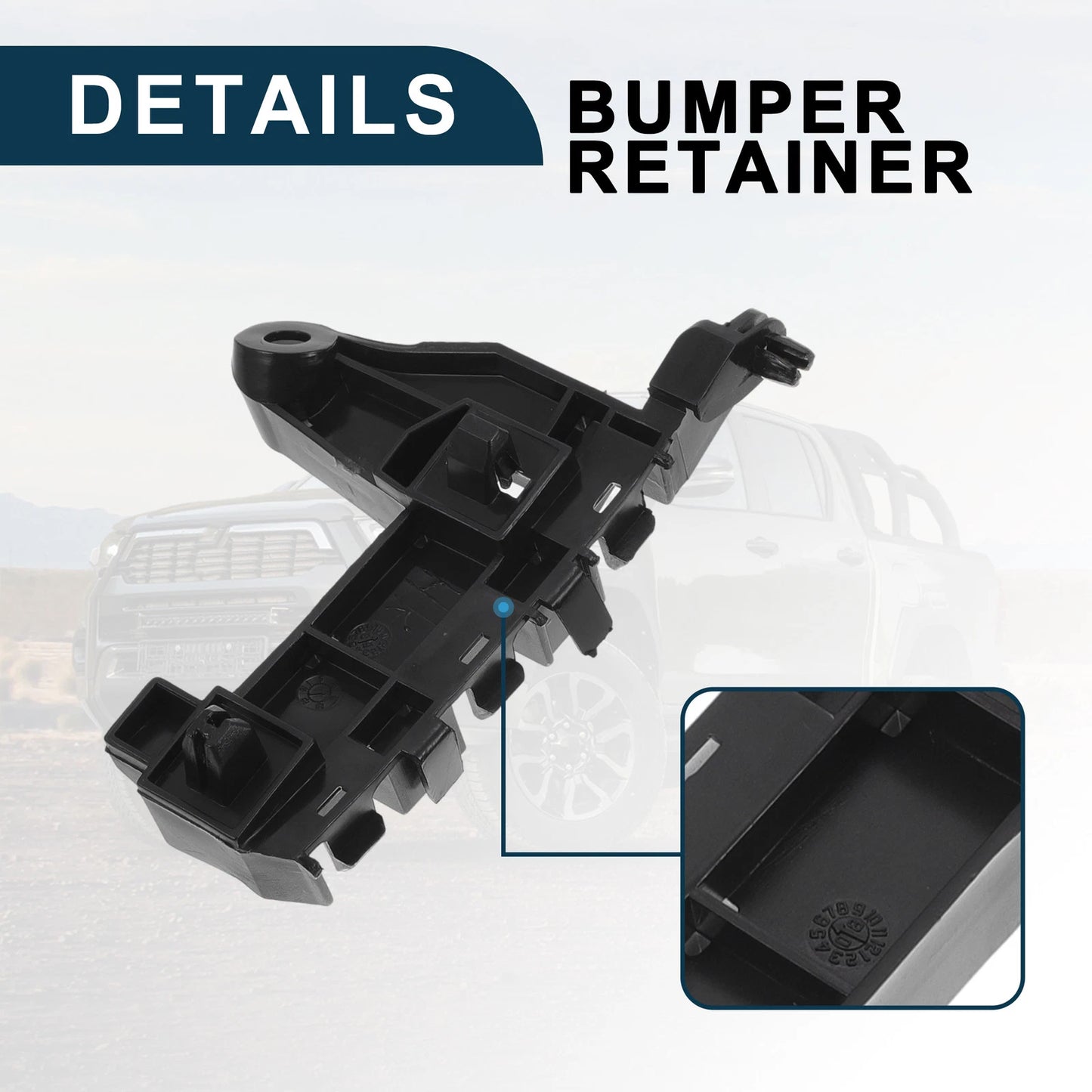 Left Front Bumper Retainer Bracket for Honda Jazz GE6 GE8 (2008-2014)