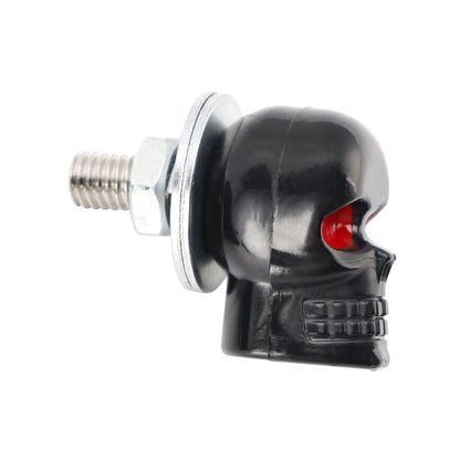 M6 Black Plastic License Plate Screws for Chopper