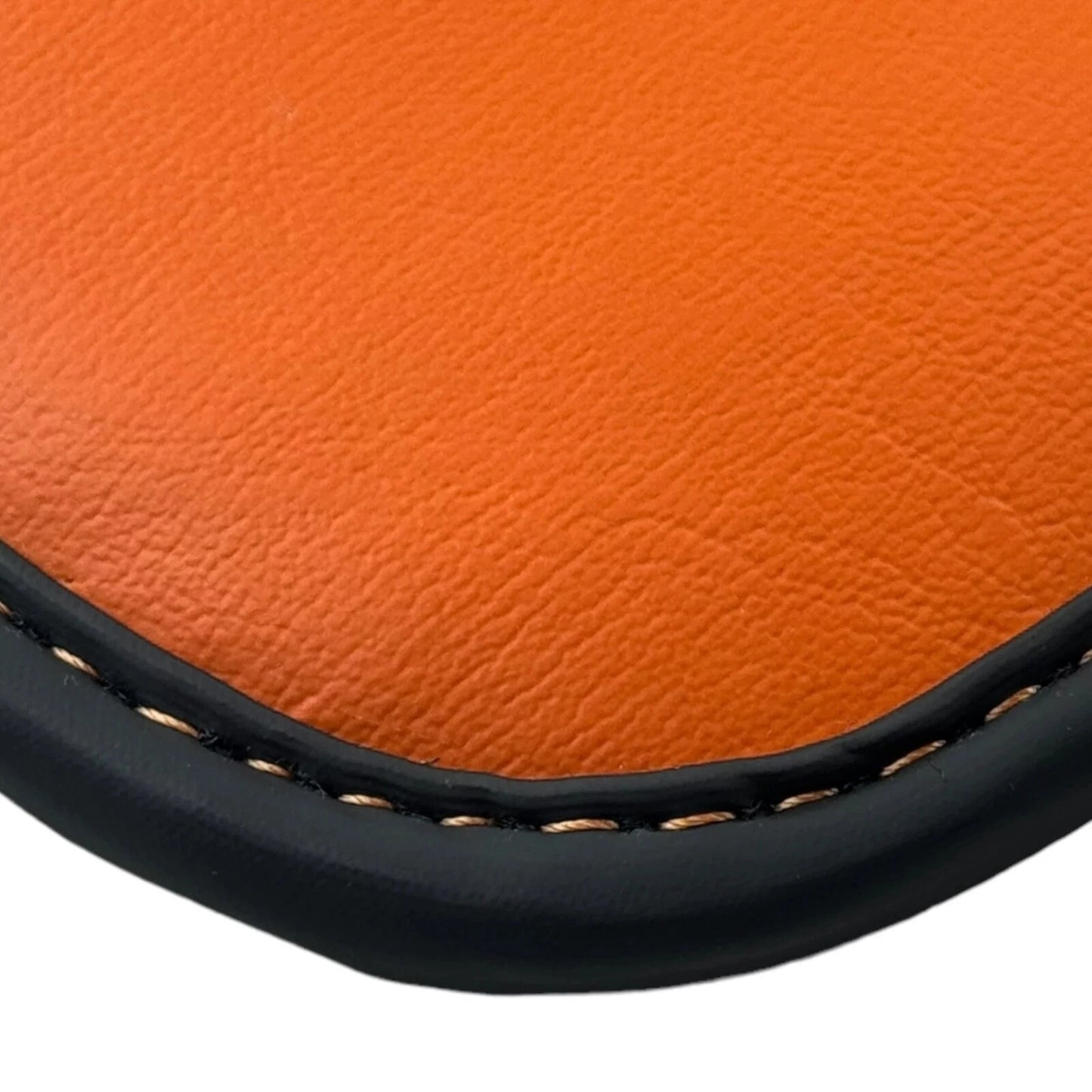 Floor Mats for Rolls Royce Shadow Orange Leather (1965-1977) by AutoWin