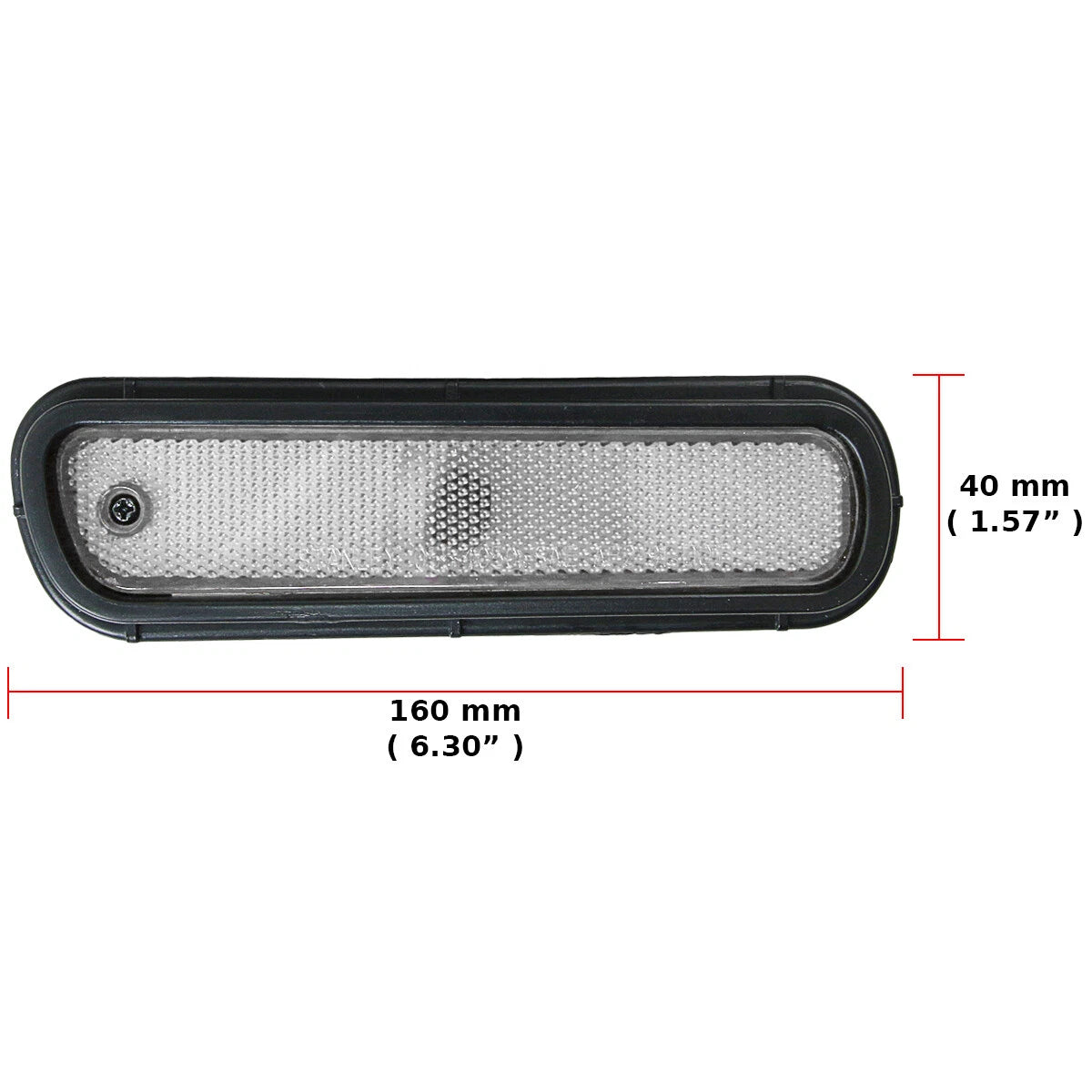 Rear Bumper Side Markers for Honda Accord, Acura Civic, Prelude (Clear)