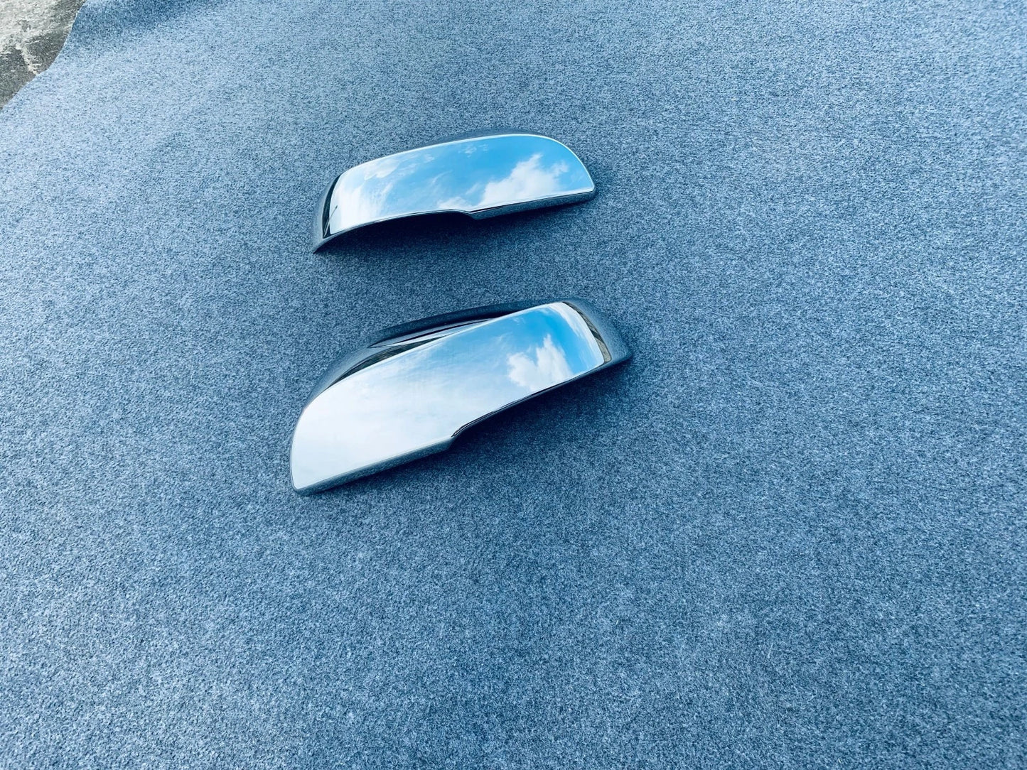 Chrome Side Rearview Mirror Cover Trim for Toyota Highlander 2020-2023 2 x PCS