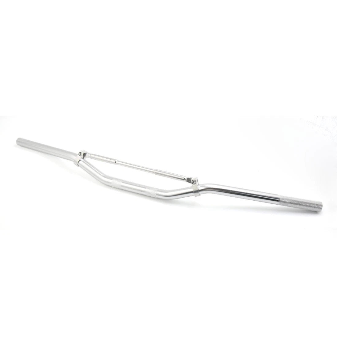 7/8" Silver Tone Aluminum Alloy Handlebar With Cross Bar for Motorcycle Motocross