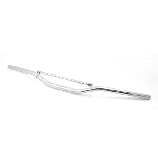 7/8" Silver Tone Aluminum Alloy Handlebar With Cross Bar for Motorcycle Motocross