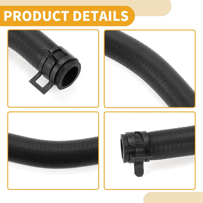 Radiator Hose for Ford Focus C-Max 2003-2007 Rubber Black 1 x Piece