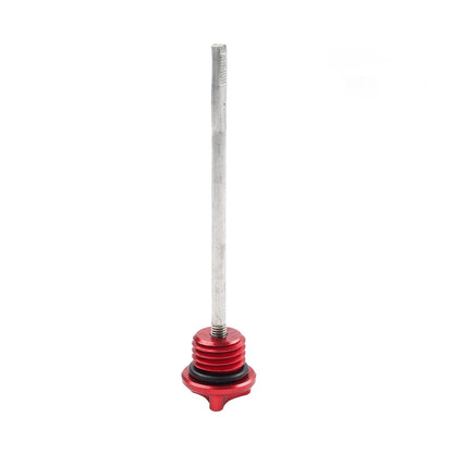 Red CNC Engine Oil Dipstick for Lifan YX 125cc 140cc Pit Dirt Bike (N/A)