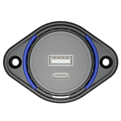 USB Fast Charger Socket Panel for Camper Car Type C