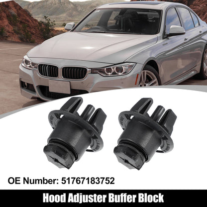 2 x Bonnet Hood Adjuster Buffer Block for BMW (2012-2019)