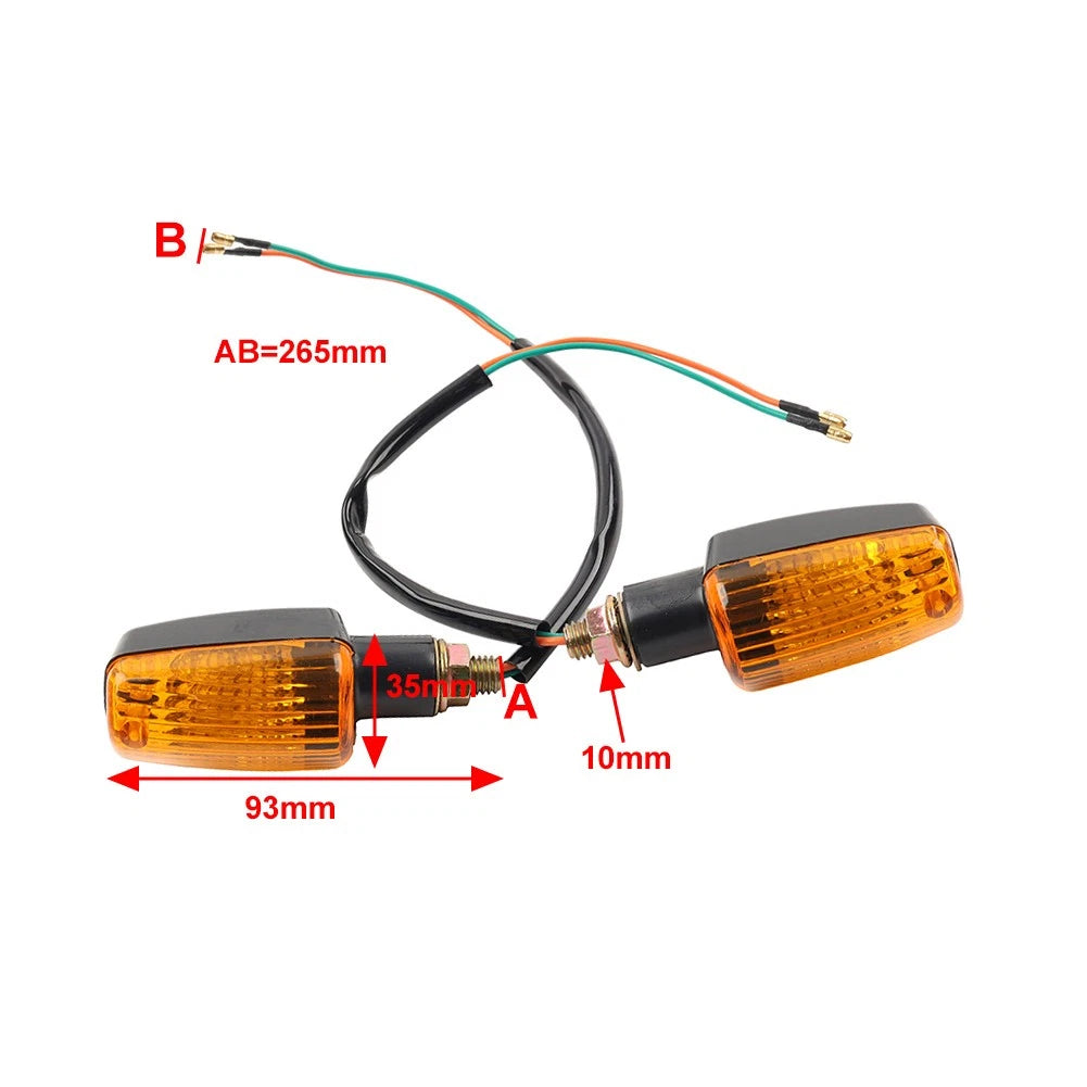 2 x Turn Signal Indicators for Honda XLR125 XL125R XR125 XR125L