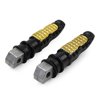 8MM Universal Motorcycle Rear Foot Pegs for Harley Honda Gold