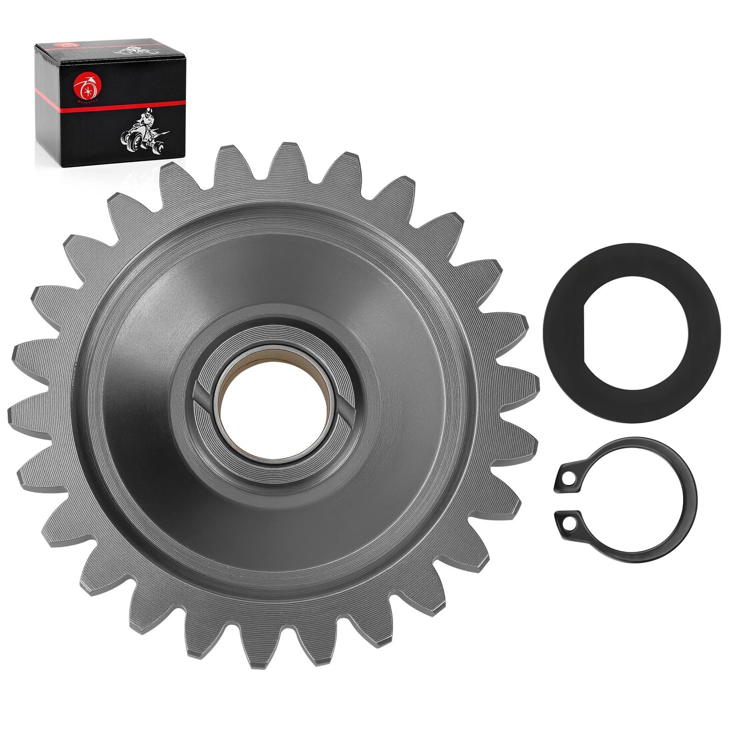 Kick Idle Gear 26T w/ Washer & C Clip for Yamaha RZ350 1984-1985