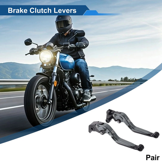 Adjustable Brake Clutch Levers Titanium Handle Black End for Yamaha YZF-R1