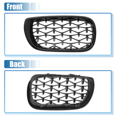 Front Hood Bumper Grille for BMW 3 Series (2002-2005) Gloss Black