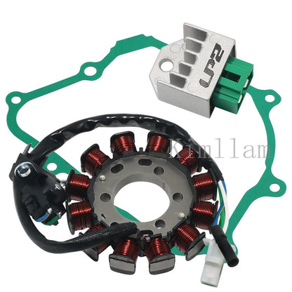 Stator Coil, Regulator Rectifier, Gasket for Honda CRF110F (2013-2018)