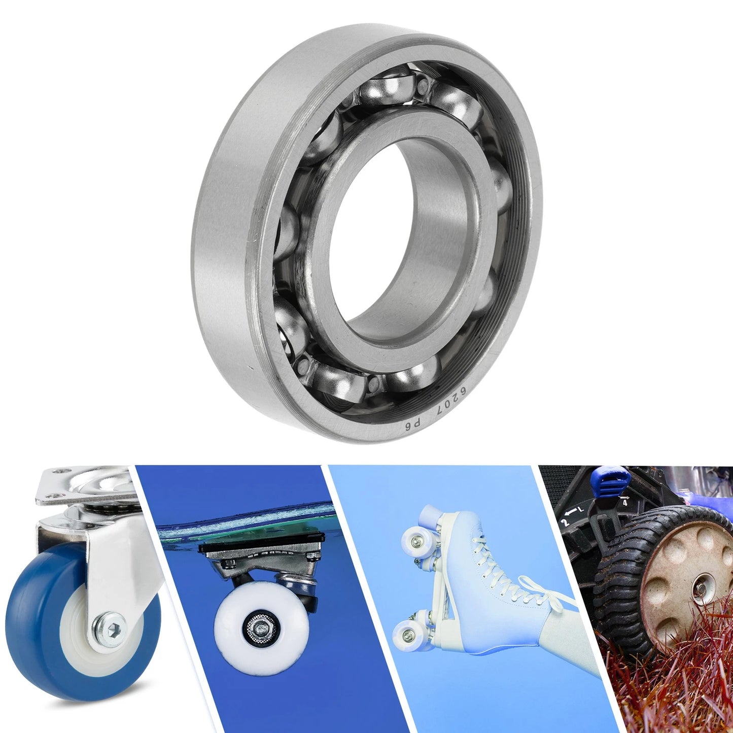 Deep Groove Ball Bearings / 35x72x17mm / Scooter Skateboard Wheel