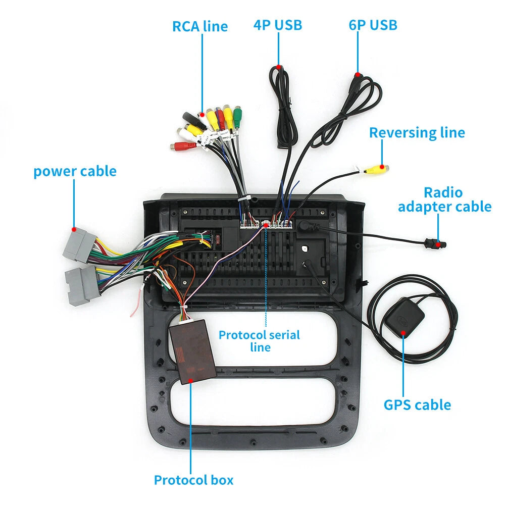 9'' Car Stereo GPS Navigation for Dodge Ram 1500 2500 3500 (2002-2005)