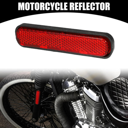 5pcs 3.66"x0.83" Universal Reflector Oval for Motorbike Bike