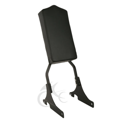 Black Sissy Bar w/ Backrest Pad for Harley Softail Custom (1984-1999)