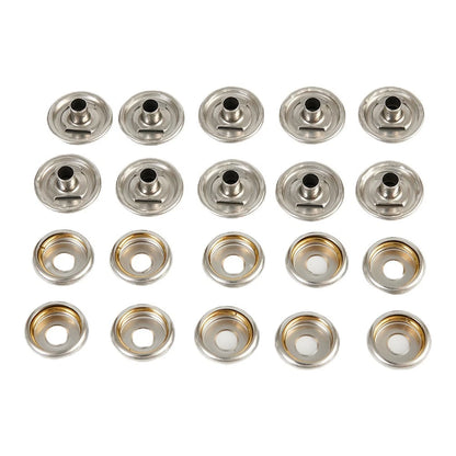 Boat Screw Kit 30pcs Snap Fastener Stainless Steel Awnings Cap Screw Kit
