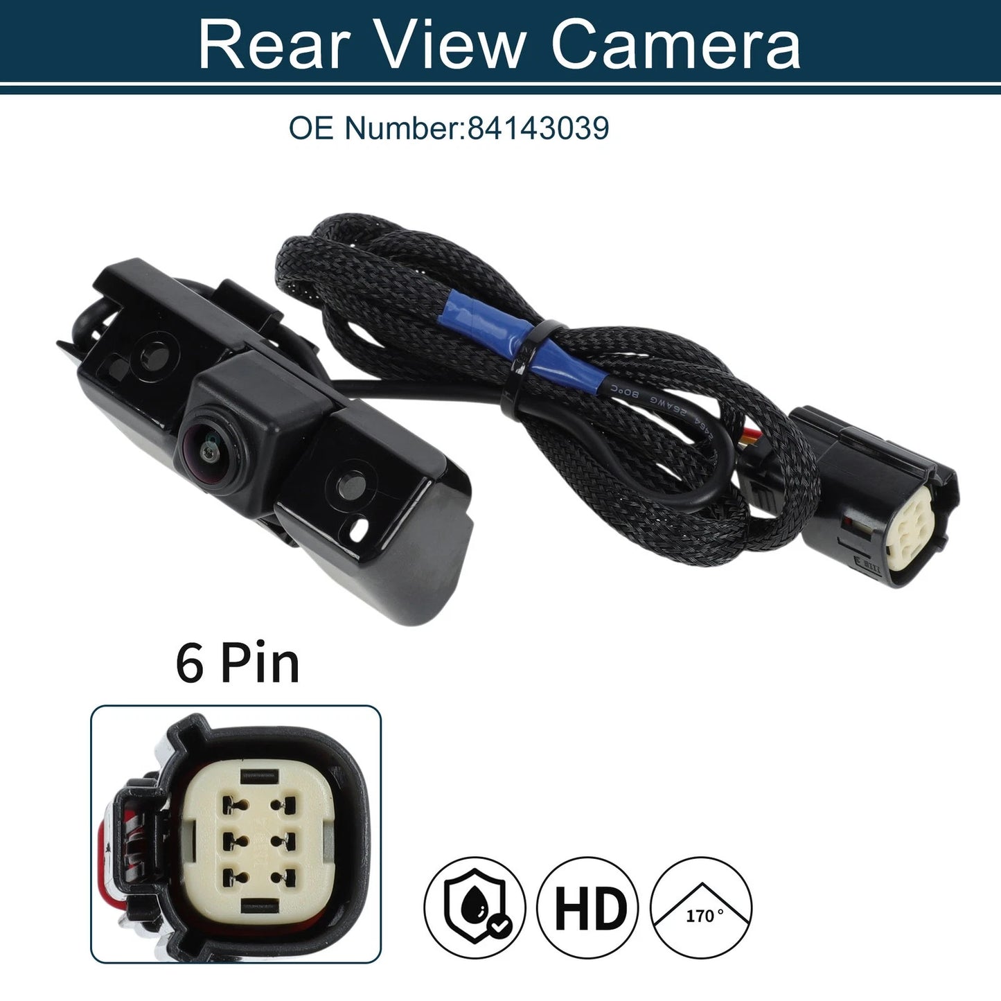 Rear View Park Assist Backup Camera for GMC Canyon (2015-2019, 2017-2018)