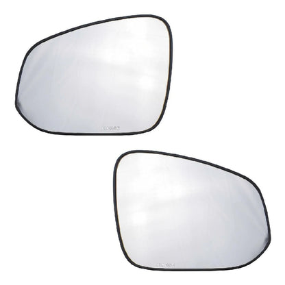 Side Mirror Glass Lens Pair Fits Toyota Hilux Revo SR5 GUN125 M80 SUV 2015-19