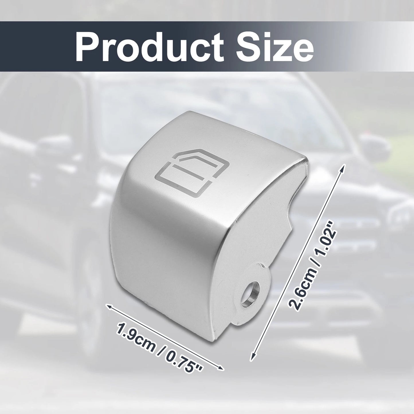 Rear Left Window Glass Lift Switch Button Cover for Mercedes-Benz (2003-2009)