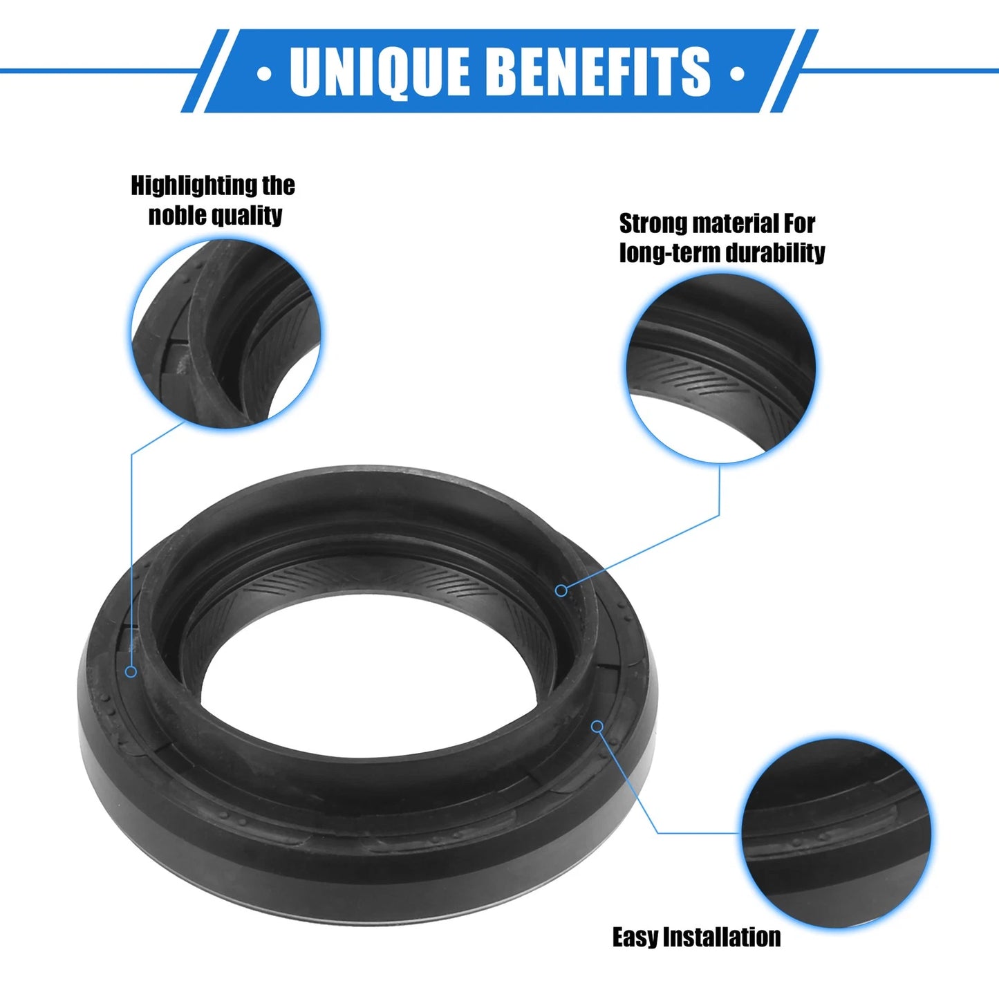 2 x Crankshaft Seal for Toyota Celica (2000-2005)