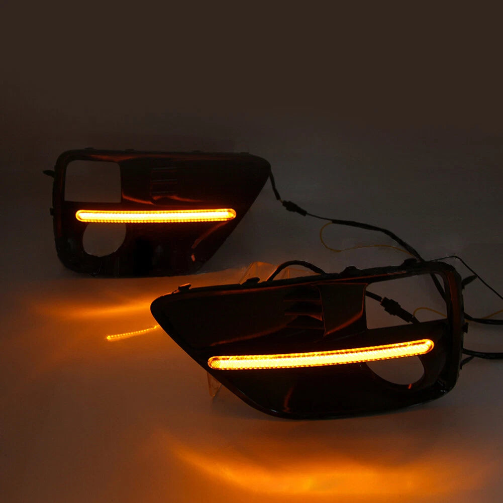 Dual Color LED Fog Lights w/ Harness for Subaru WRX STI (2015-2017)